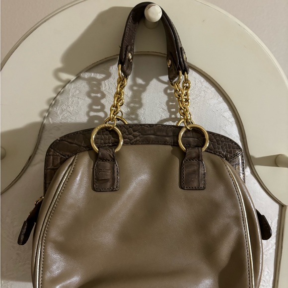 Lovcat Beige Brown Y2K Vintage Gold Detail bag - Picture 4 of 5